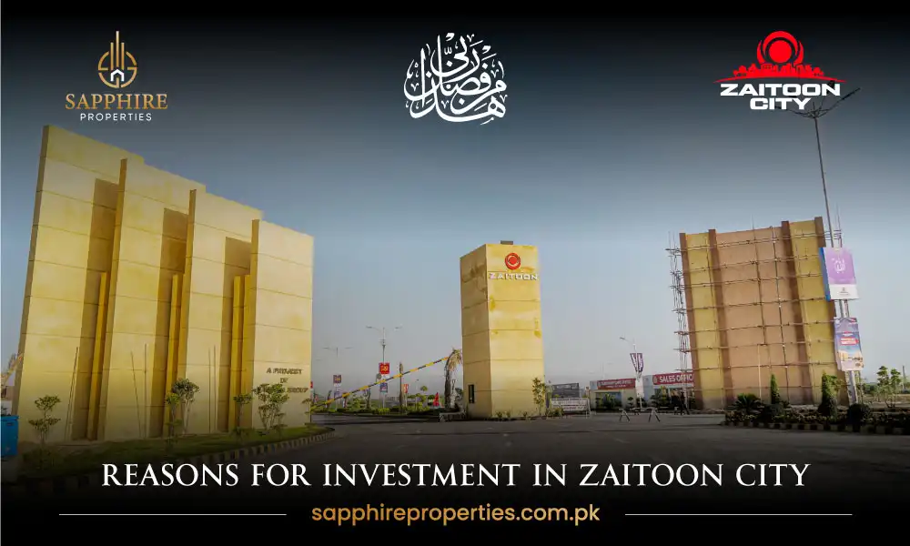 Investment in Zaitoon City in Lahore