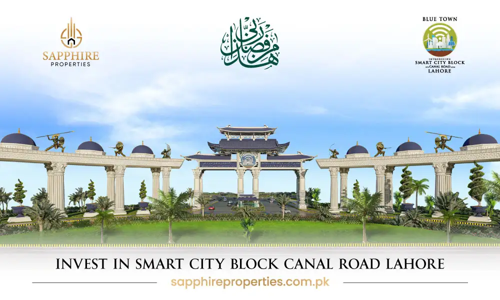 investment in smart city block canal road lahore