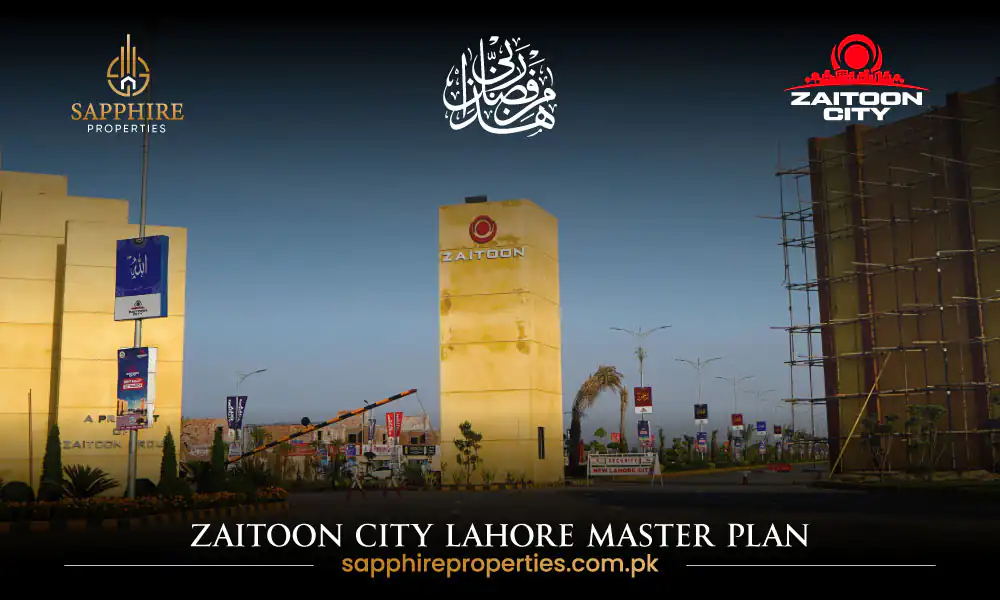 Zaitoon City Lahore Master Plan