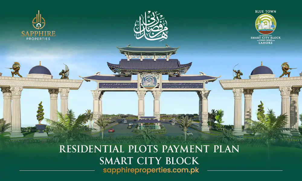 Blue Town Sapphire Smart City Block plot payment