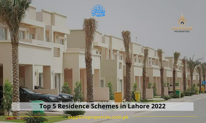 Top 5 Residence Schemes in Lahore 2022
