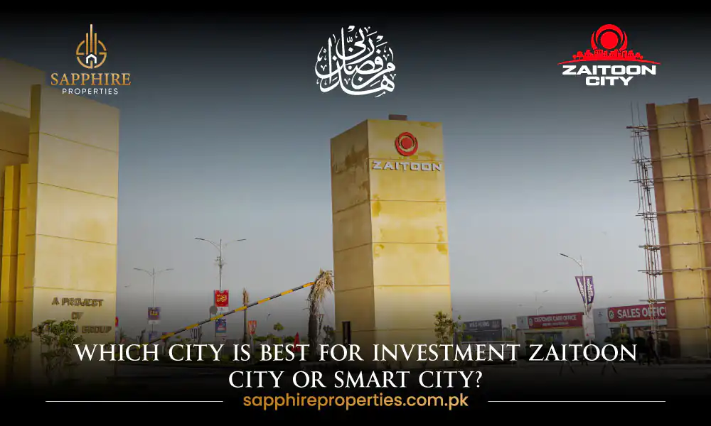 Which city is best for investment Zaitoon City or Smart City