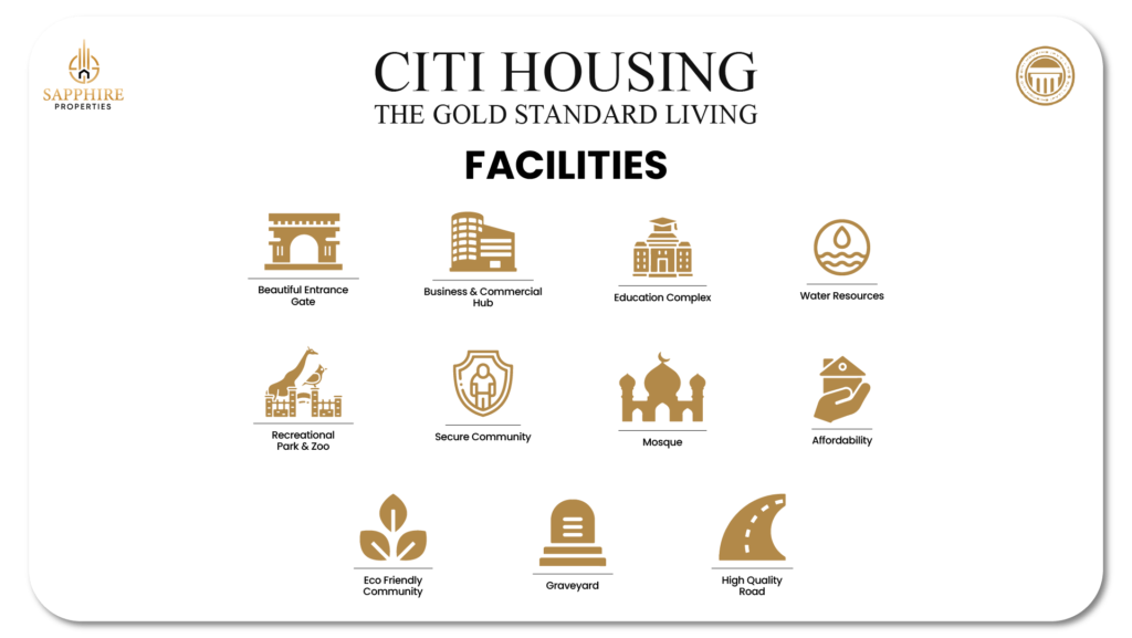 citi housing kharian facilities