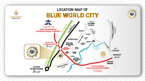 blue world city location