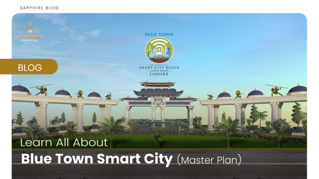 blue town smart city master plan