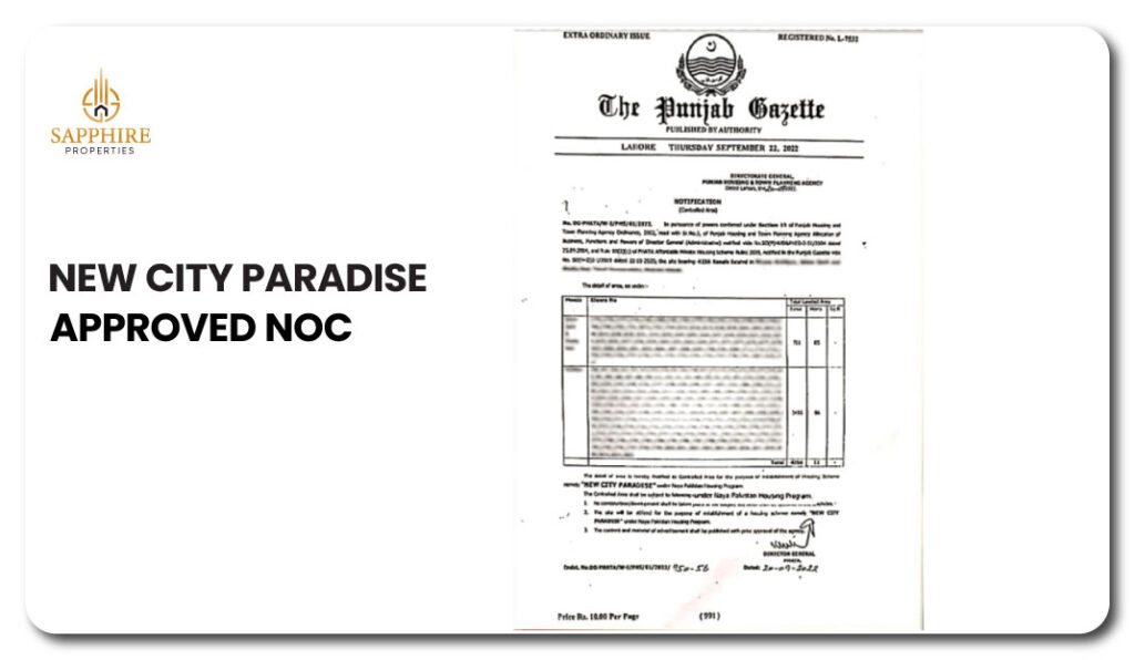 new city paradise NOC