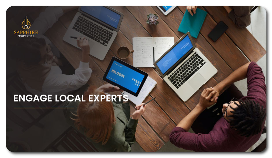 Engage local experts