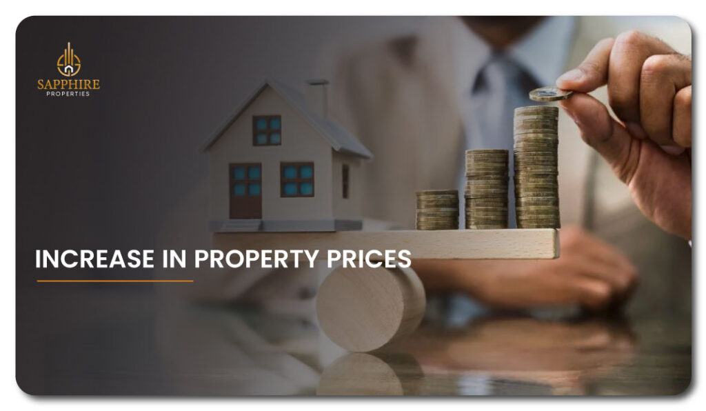 Increase in Property Prices