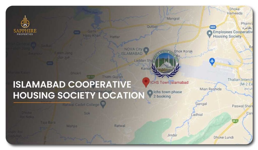 Islamabad Cooperative Housing Society Location