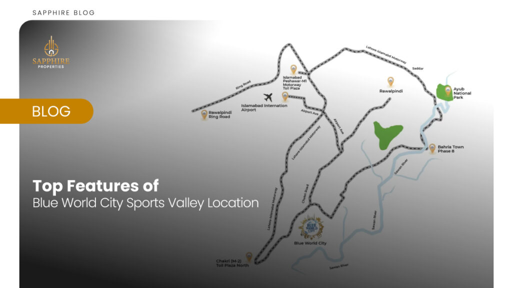 Blue World City Sports Valley Location