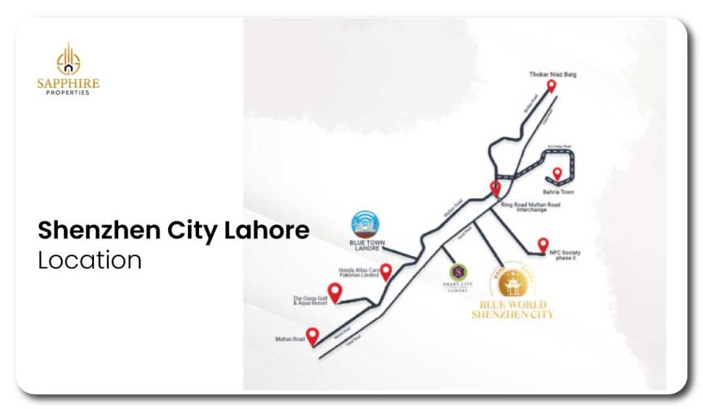 Shenzhen City Lahore Location