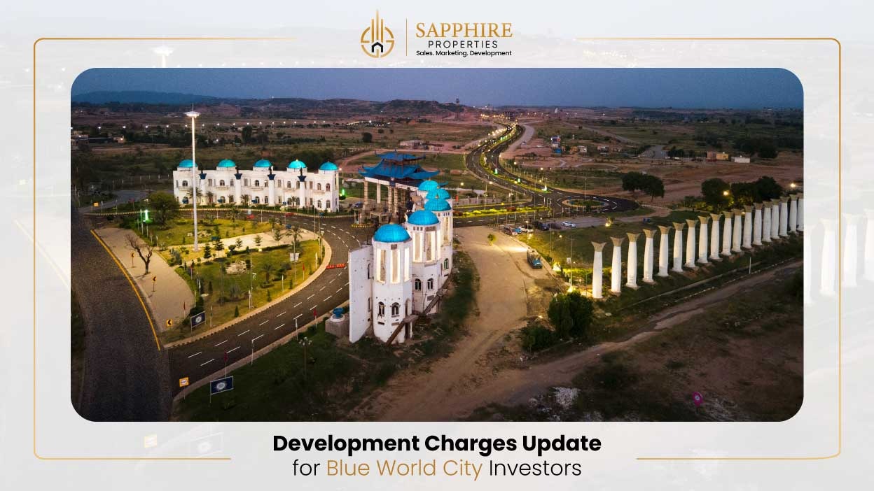 Development Charges Update for Blue World City Investors