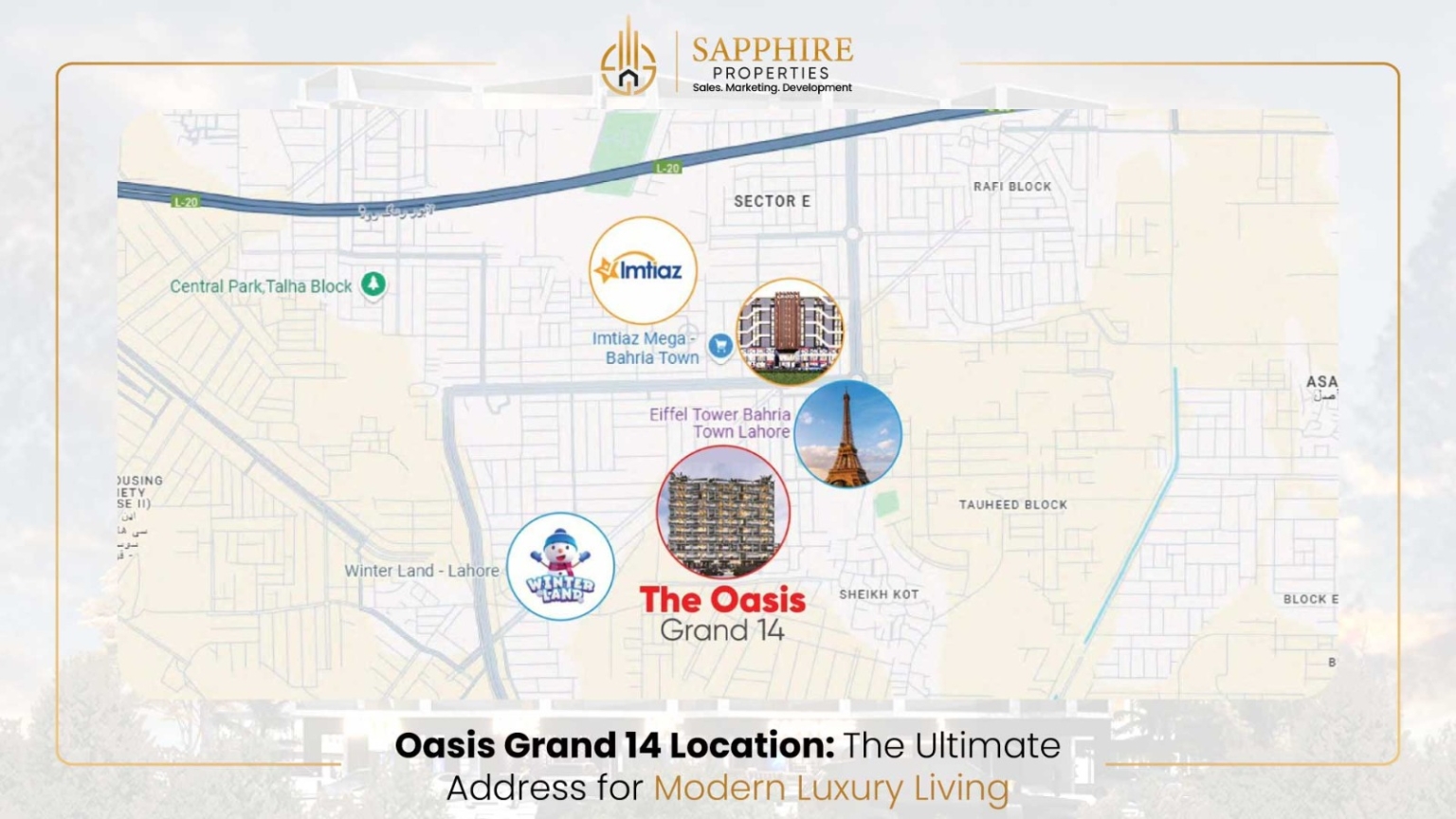 Oasis Grand 14 Location: The Ultimate Address for Modern Luxury Living