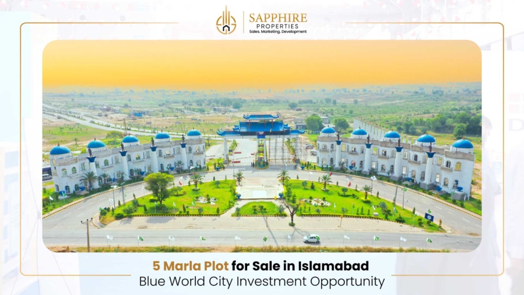 5 Marla Plot for Sale in Islamabad – Blue World City Investment Opportunity